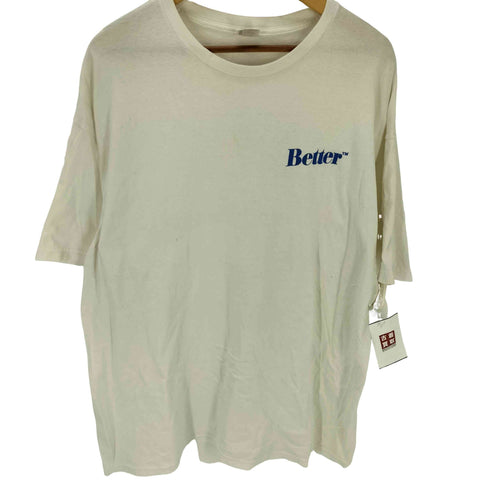 ベター BETTER GIFT SHOP ギフトショップ USA製 ロゴ プリント オーバーサイズ 半袖 Tシャツ メンズ  XXL